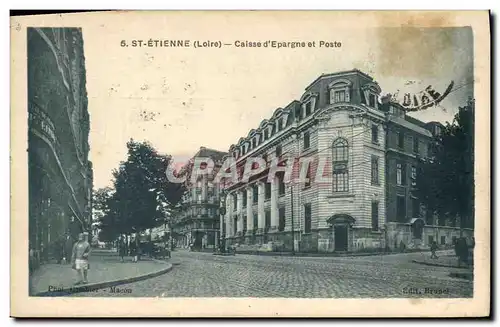 Ansichtskarte AK Banque Caisse d&#39Epargne et Poste St Etienne