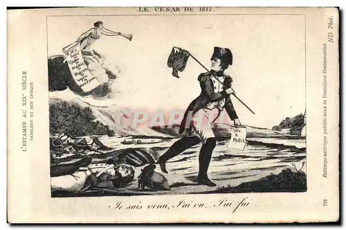 Cartes postales Histoire Napoleon 1er Le Cesar de 1815