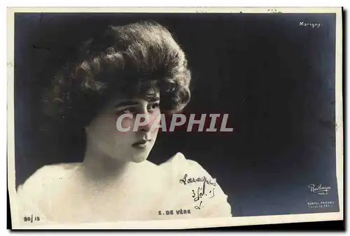 Cartes postales Fantaisie Femme Theatre E de Vere