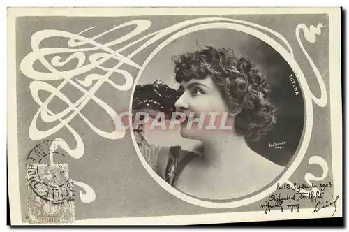 Cartes postales Fantaisie Femme Theatre Thylda