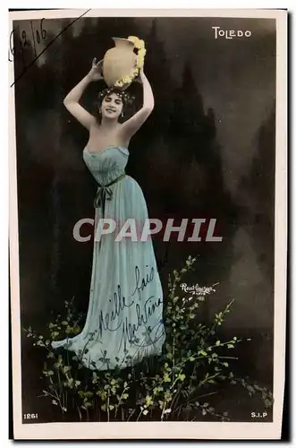 Cartes postales Fantaisie Femme Theatre Toledo