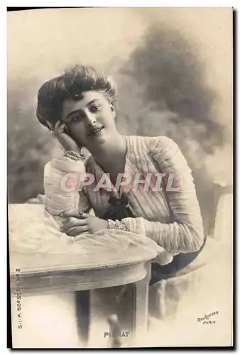 Cartes postales Fantaisie Femme Theatre Pierat