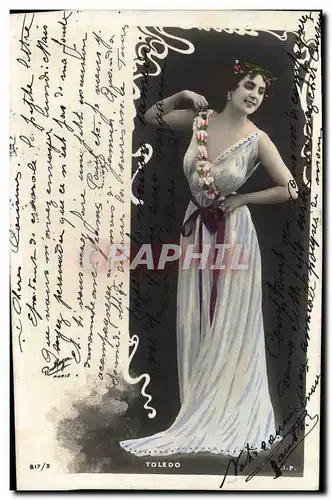 Cartes postales Fantaisie Femme Theatre Toledo