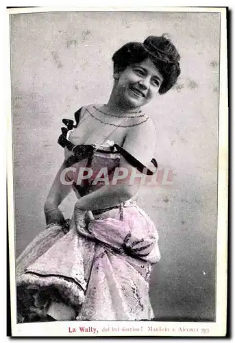 Cartes postales Fantaisie Femme Theatre La Walty