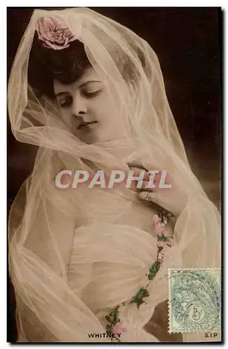 Cartes postales Fantaisie Femme Theatre Whitney