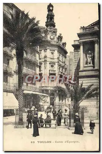 Cartes postales Banque Caisse d&#39Epargne Toulon