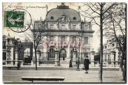 Ansichtskarte AK Banque Caisse d&#39Epargne Troyes