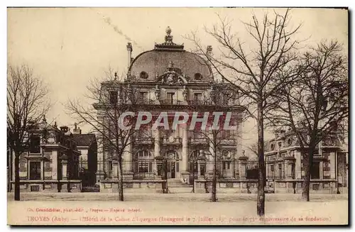 Cartes postales Banque Caisse d&#39Epargne Troyes