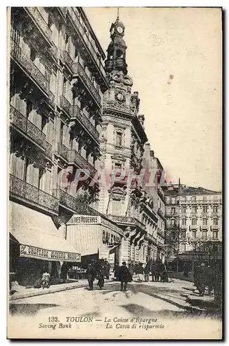 Cartes postales Banque Caisse d&#39Epargne Toulon