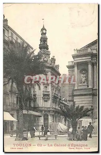 Cartes postales Banque Caisse d&#39Epargne Toulon