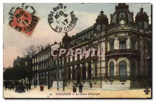 Cartes postales Banque Caisse d&#39Epargne Toulouse