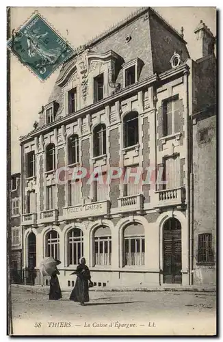 Cartes postales Banque Caisse d&#39Epargne Thiers