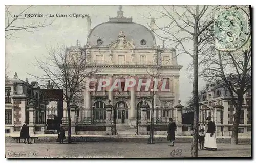 Ansichtskarte AK Banque Caisse d&#39Epargne Troyes