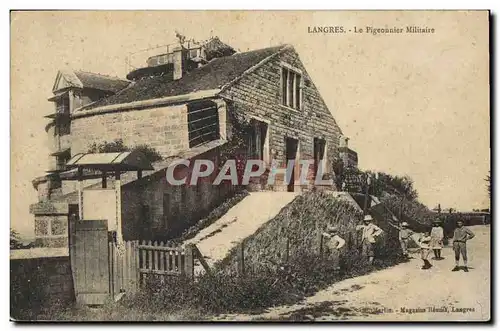 Cartes postales Colombe Colombophilie Langres Le piegonnier militaire Militaria