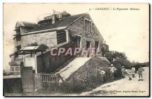 Cartes postales Colombe Colombophilie Langres Le piegonnier militaire Militaria