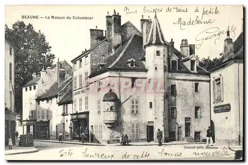 Cartes postales Colombe Colombophilie Beaune la maison du Colombier