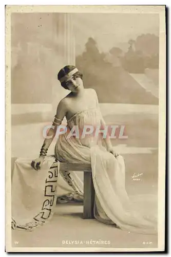 Cartes postales Femme Theatre Delysia Hetaires