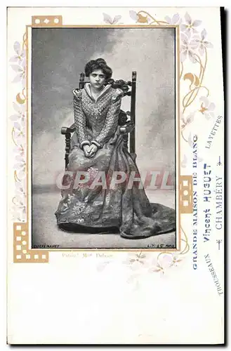 Cartes postales Femme Theatre Mlle Delvair