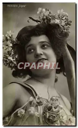 Cartes postales Femme Theatre Nicolisco Cigale