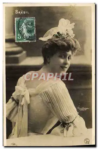 Cartes postales Femme Theatre Bresil