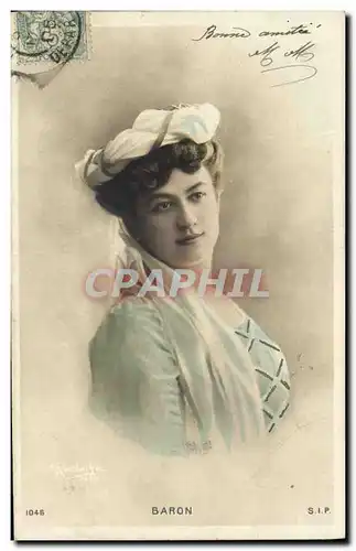 Cartes postales Femme Theatre Baron