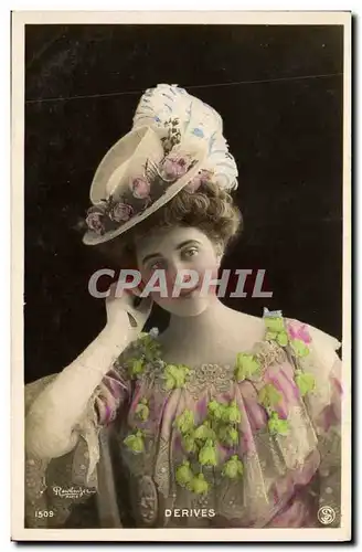 Cartes postales Femme Theatre Derives