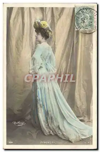 Cartes postales Femme Theatre Demongey