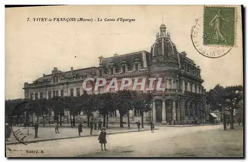 Cartes postales Banque Caisse d&#39Epargne Vitry le Francois