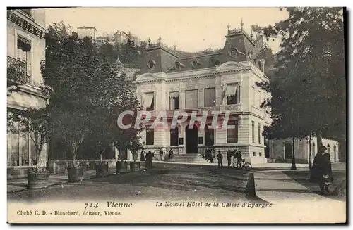 Cartes postales Banque Vienne Le nouvel Hotel de la Caisse d&#39Epargne