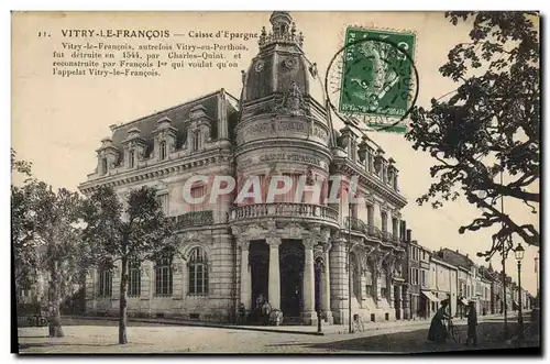 Cartes postales Banque Caisse d&#39Epargne Vitry le Francois