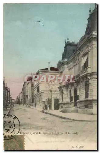 Ansichtskarte AK Banque Vienne La Caisse d&#39Epargne et la Poste