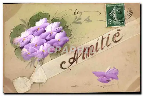 Cartes postales (dessin a la main) Fleurs