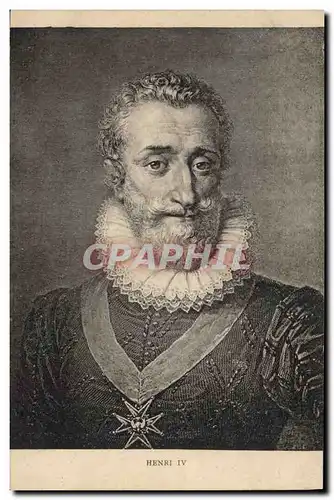 Cartes postales Henri IV Roi de France