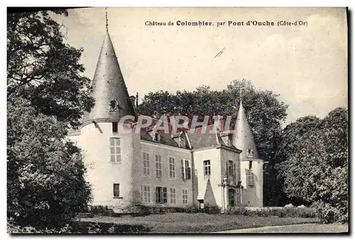 Ansichtskarte AK Colombe Colombophilie Chateau de Colombier par Pont d&#39Oche