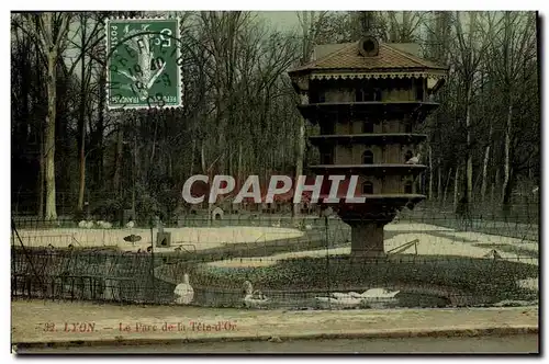 Cartes postales Colombe Colombophilie Lyon Parc de la Tete d&#39Or Le pigeonnier