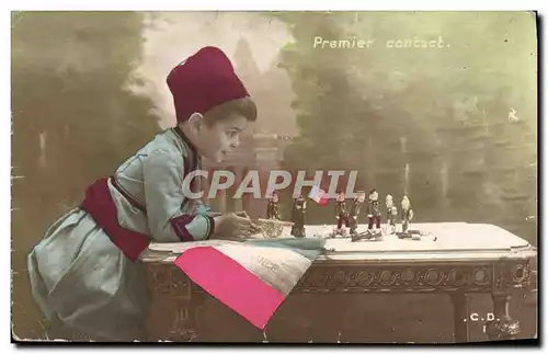 Cartes postales Militaria Enfant Zouave