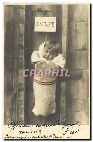 Cartes postales Fantaisie Enfant Bebe A vendre