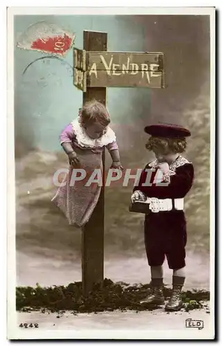 Cartes postales Fantaisie Enfant Bebe A vendre