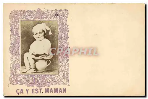 Ansichtskarte AK Fantaisie Enfant Bebe Ca y est maman