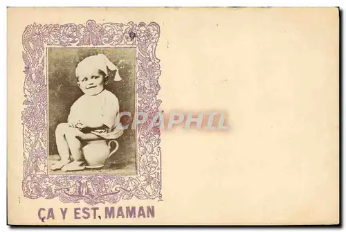 Cartes postales Fantaisie Enfant Bebe Ca y est maman