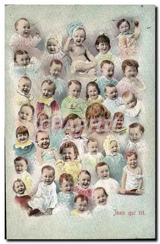 Cartes postales Fantaisie Enfant Bebe Jean qui rit