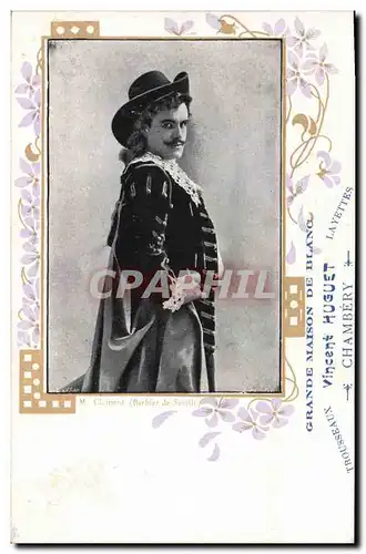 Cartes postales Fantaisie M Clement Barbier de Seville Theatre