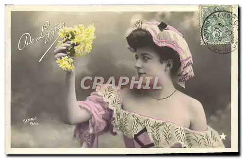 Cartes postales Fantaisie Femme Theatre De Lyzia