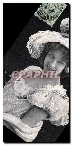 Cartes postales Fantaisie Femme Theatre Mlle Amelie Dieterle