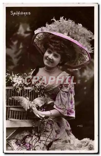 Cartes postales Fantaisie Femme Theatre Sunieres