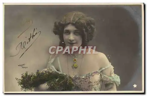 Cartes postales Fantaisie Femme Theatre Sterly