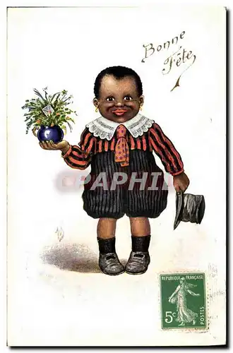 Ansichtskarte AK Negre Enfant de couleur