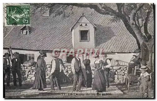 Cartes postales Folklore Auvergne La danse de la Bourree