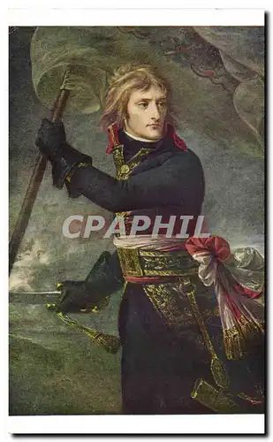 Cartes postales Napoleon 1er Gros Bonaparte a Arcole Musee de Versailles