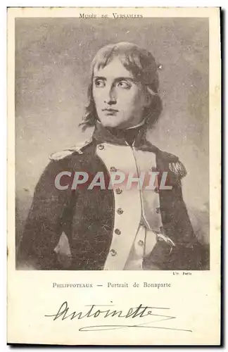 Ansichtskarte AK Napoleon 1er Musee de Versailles Philippoteaux Portrait de Bonaparte